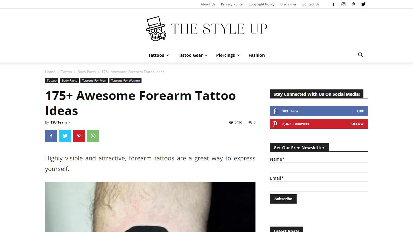 175 Best Forearm Tattoo Ideas (Ultimate Guide, August 2022) - The Style Up